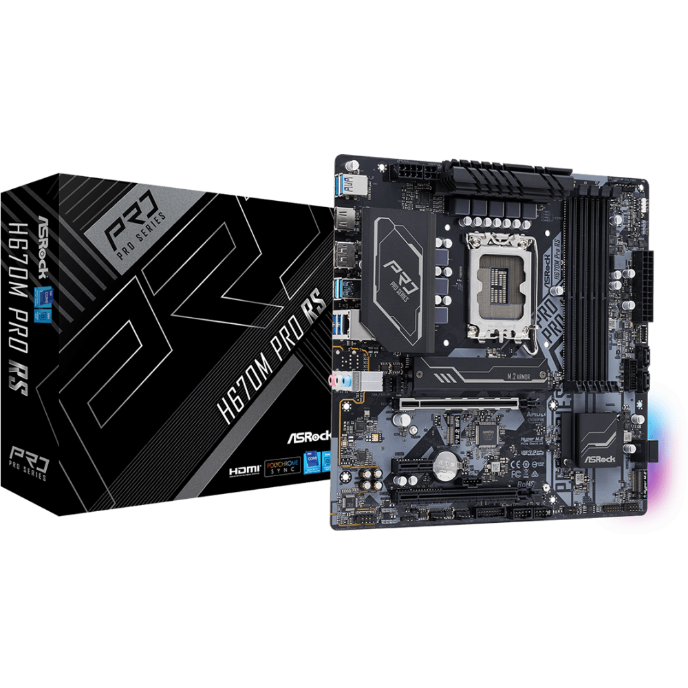 Mainboard ASRock H670M Pro RS - Foto 5
