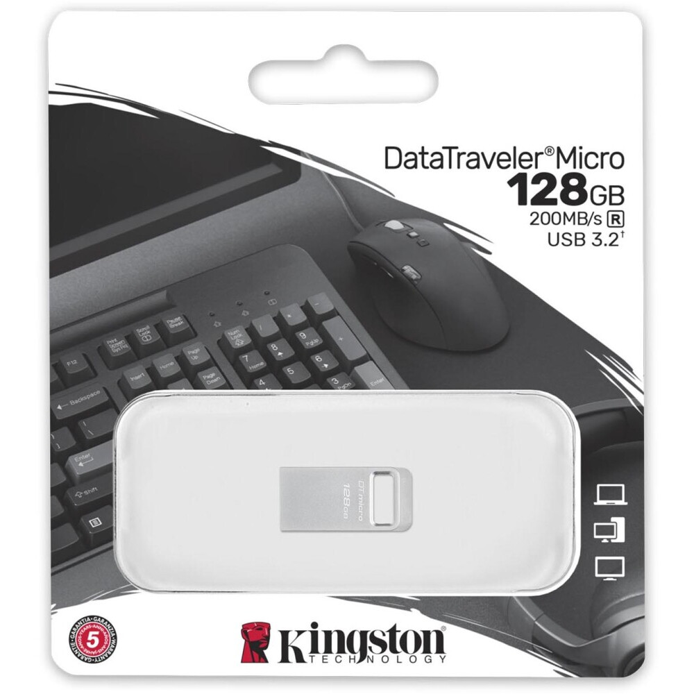 USB-Flash-Laufwerk 128GB Kingston DataTraveler Micro G2 (DTMC3G2/128GB) - Foto 3