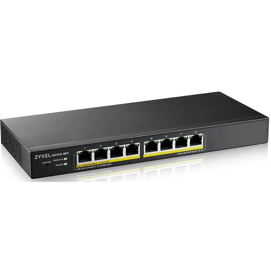 Switch Zyxel GS1915-8EP - GS1915-8EP-EU0101F