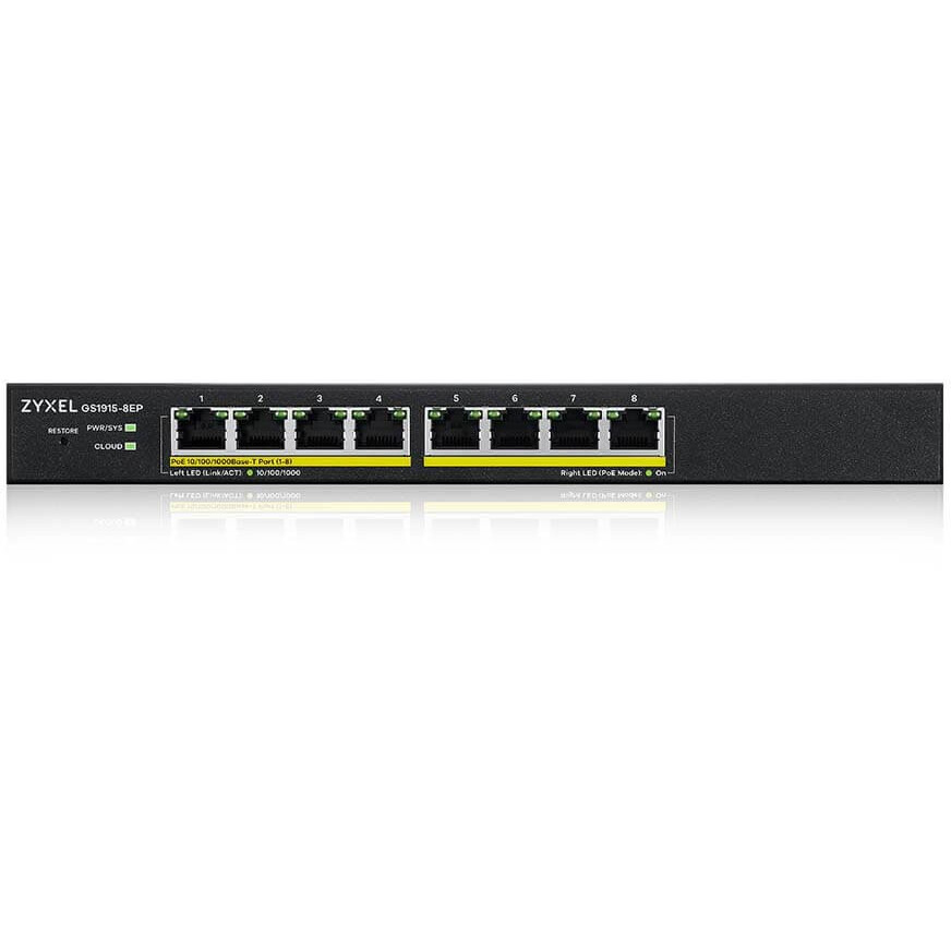Switch Zyxel GS1915-8EP - GS1915-8EP-EU0101F - Foto 2