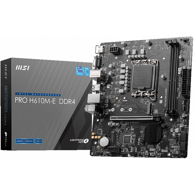 Mainboard MSI PRO H610M-E DDR4 - Foto 5