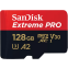 Speicherkarte 128GB MicroSD SanDisk Extreme Pro + SD adapter (SDSQXCD-128G-GN6MA)