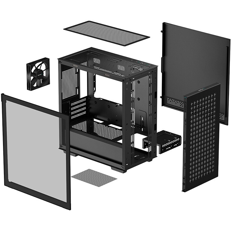 Gehäuse DeepCool CH370 Black - R-CH370-BKNAM1-G-1 - Foto 11