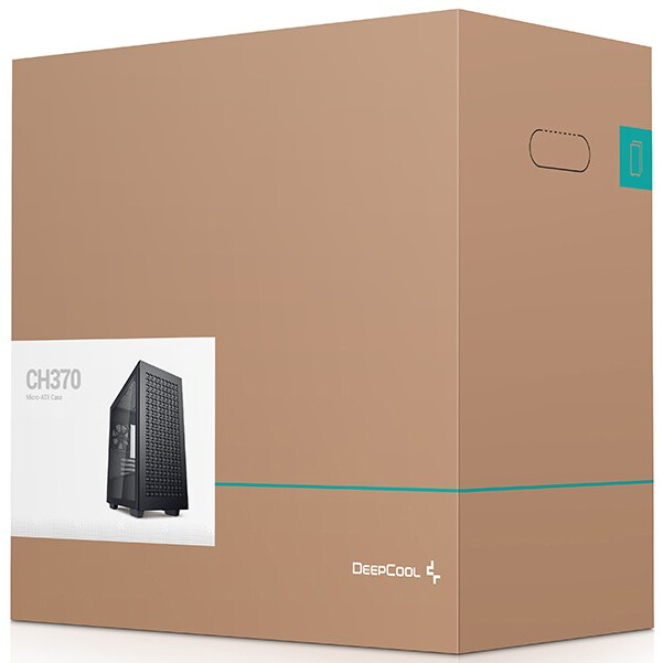 Gehäuse DeepCool CH370 Black - R-CH370-BKNAM1-G-1 - Foto 12