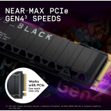 SSD-Speicher 1TB WD Black SN850X (WDS100T2XHE)