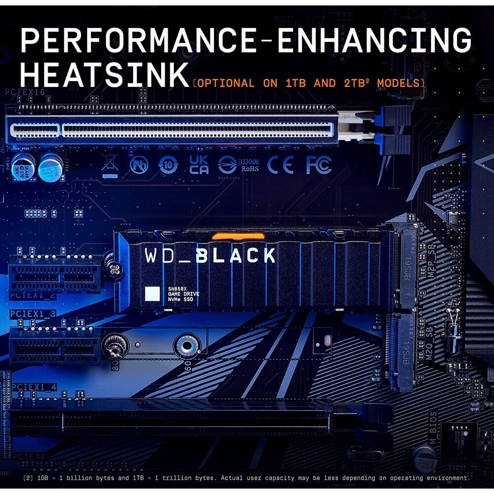 SSD-Speicher 1TB WD Black SN850X (WDS100T2XHE) - Foto 7