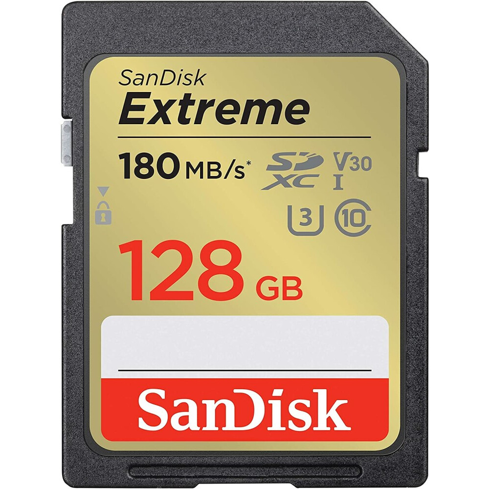 Speicherkarte 128GB SD SanDisk Extreme (SDSDXVA-128G-GNCIN)