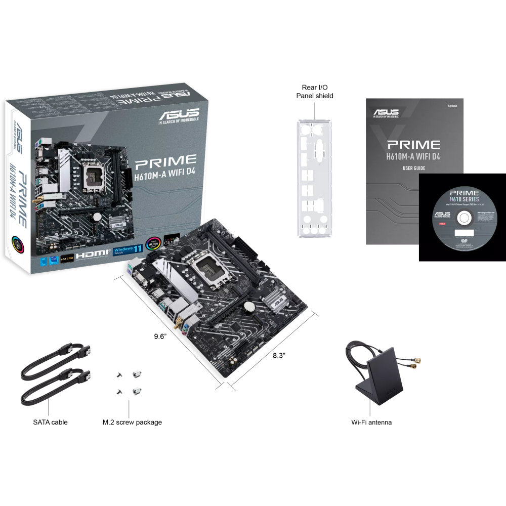 Mainboard ASUS PRIME H610M-A WIFI D4 - Foto 5