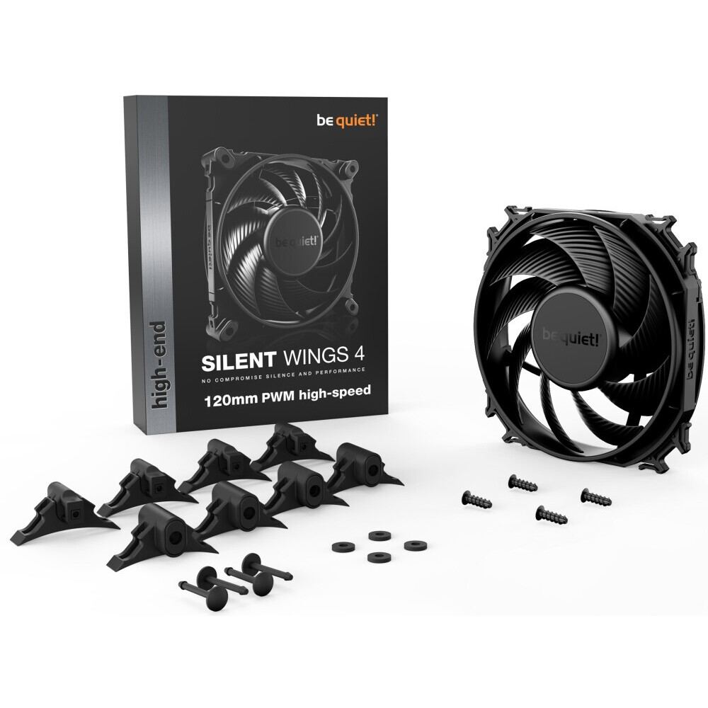 Gehäuselüfter Be Quiet Silent Wings 4 - 120mm PWM High-Speed - BL094 - Foto 2
