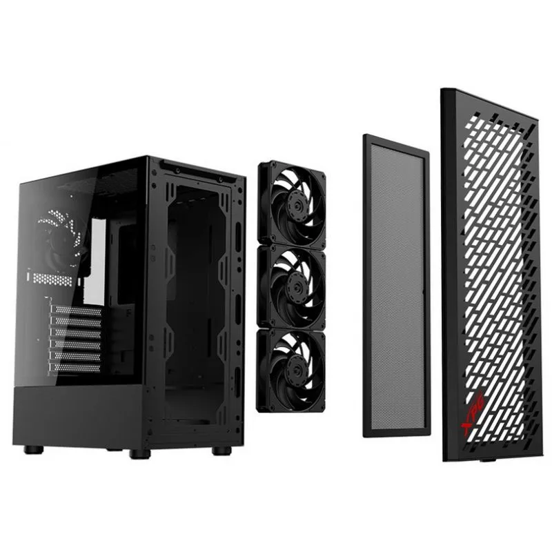 Gehäuse ADATA XPG VALOR AIR Black - VALORAIRMT-BKCWW - Foto 3
