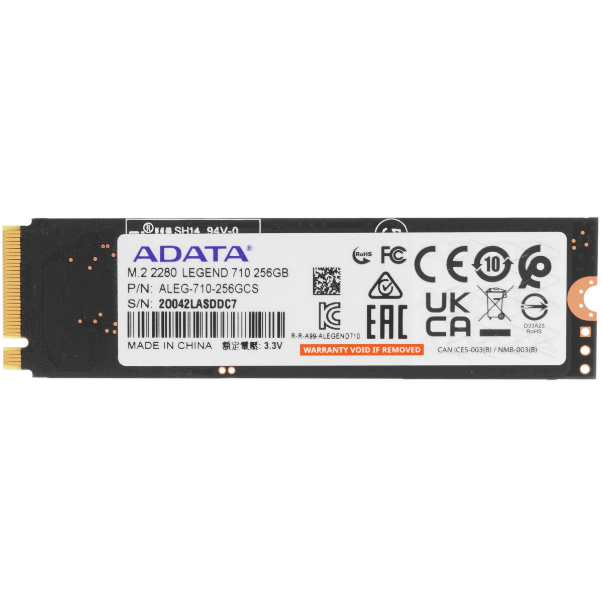 SSD-Speicher 256GB ADATA Legend 710 (ALEG-710-256GCS) - Foto 2