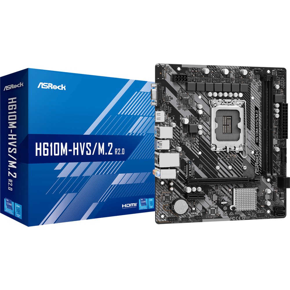 Mainboard ASRock H610M-HVS/M.2 R2.0 - Foto 5