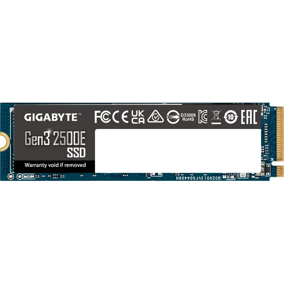 SSD-Speicher 500GB Gigabyte Gen3 2500E (G325E500G)