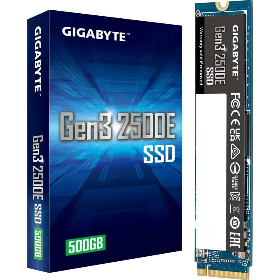 SSD-Speicher 500GB Gigabyte Gen3 2500E (G325E500G) - Foto 3