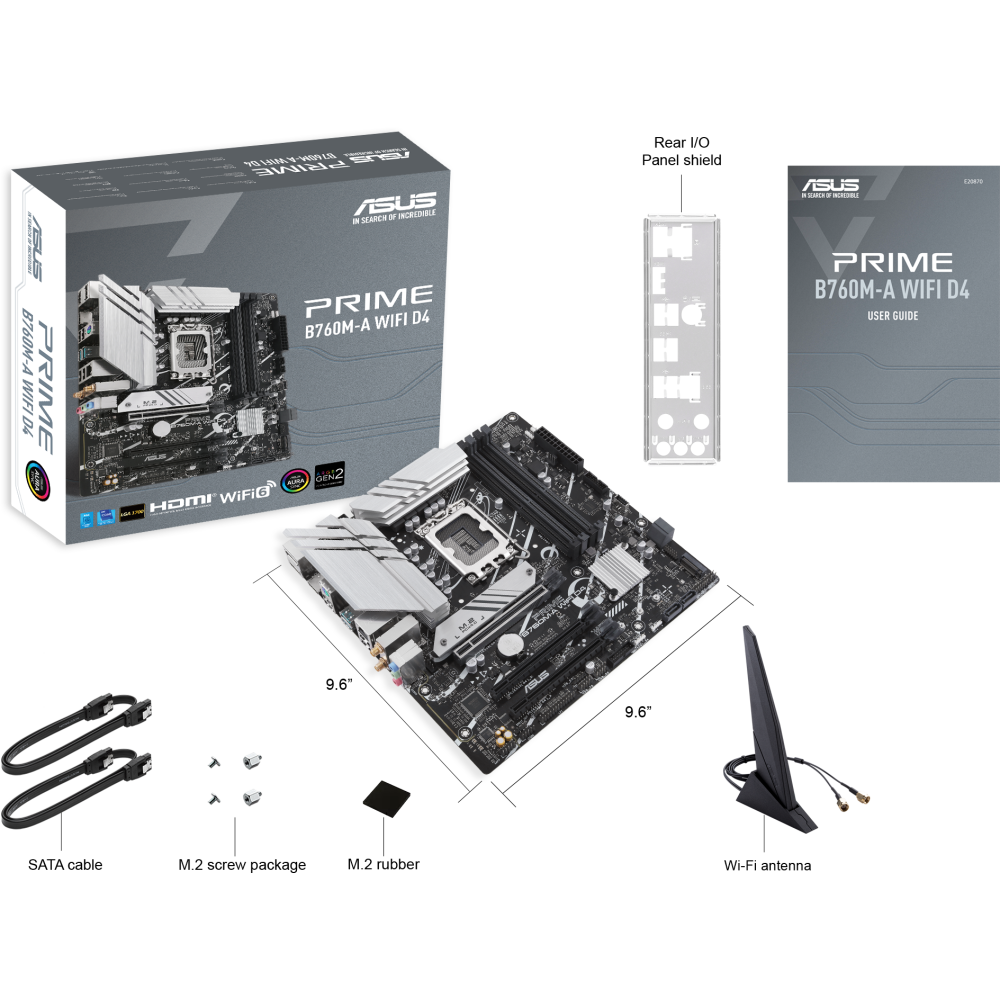 Mainboard ASUS PRIME B760M-A WIFI D4 - Foto 5