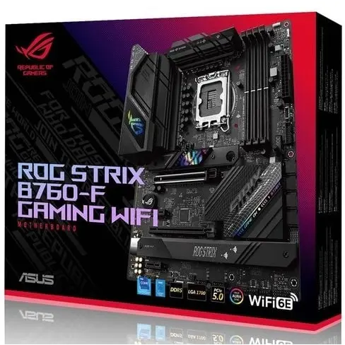 Mainboard ASUS ROG STRIX B760-F GAMING WIFI - Foto 8