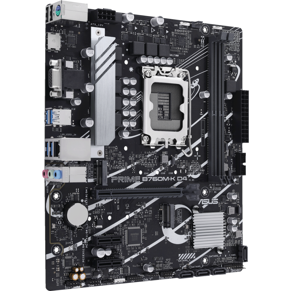 Mainboard ASUS PRIME B760M-K D4 - Foto 2