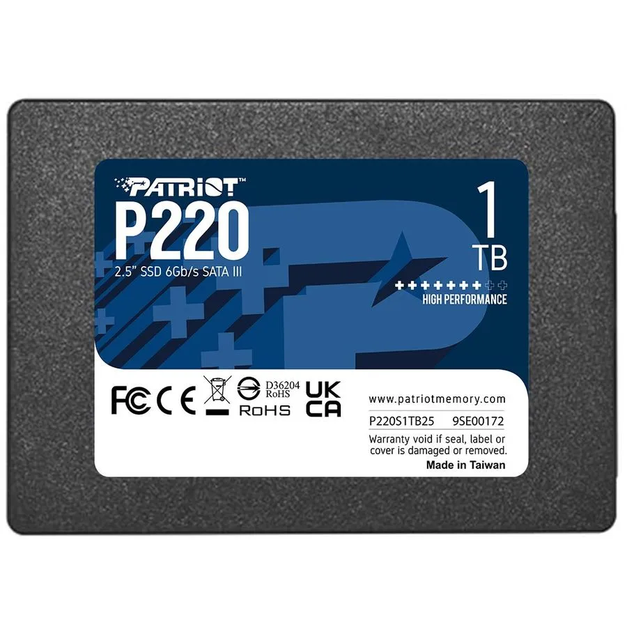 SSD-Speicher 1TB Patriot P220 (P220S1TB25) - Foto 2