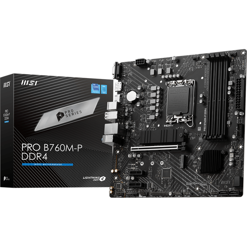 Mainboard MSI PRO B760M-P DDR4 - Foto 5