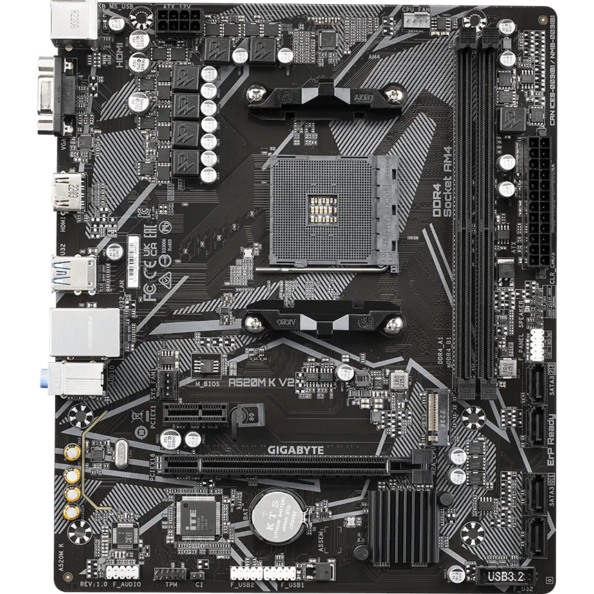 Mainboard Gigabyte A520M K V2