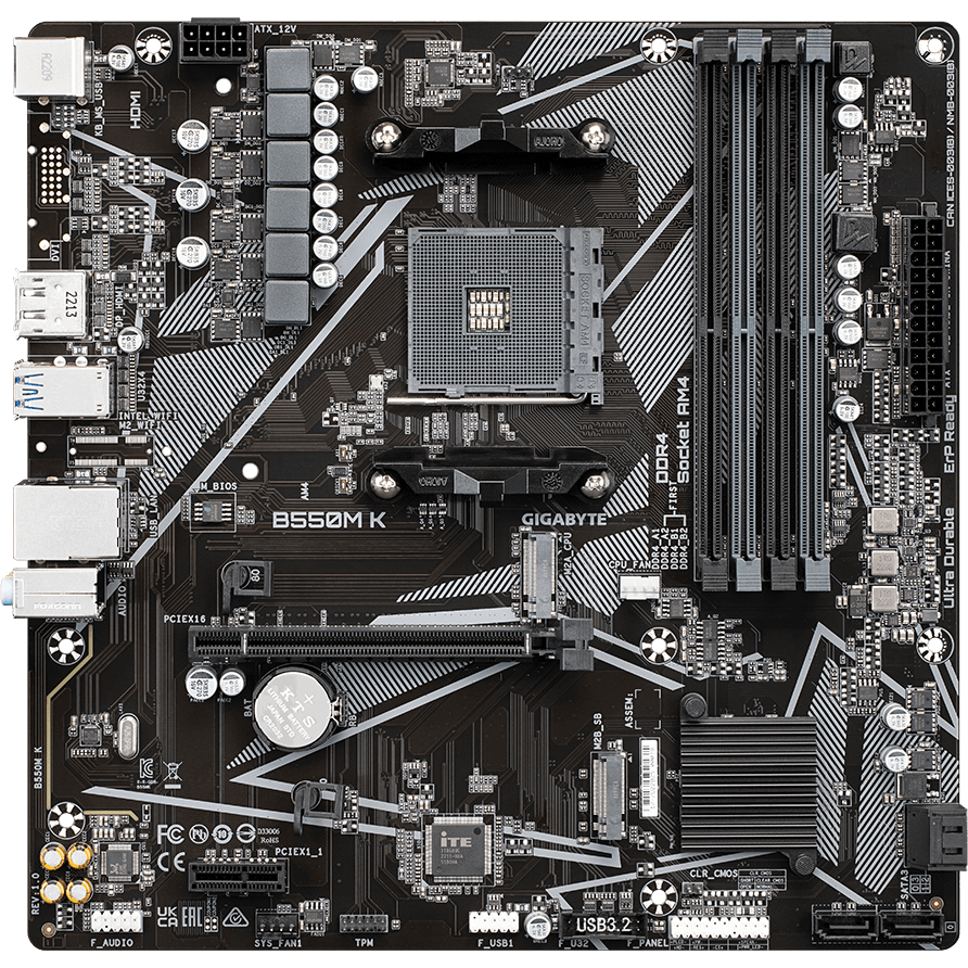 Mainboard Gigabyte B550M K