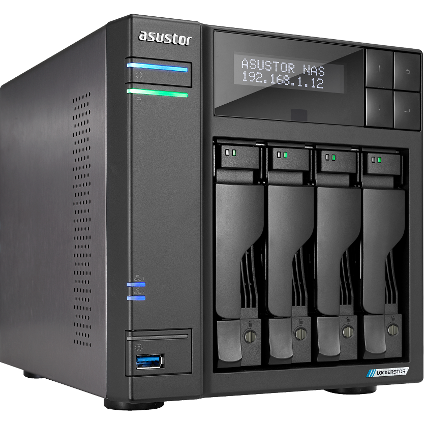 Netzwerkspeicher (NAS) ASUSTOR LOCKERSTOR 4 Gen2 (AS6704T)