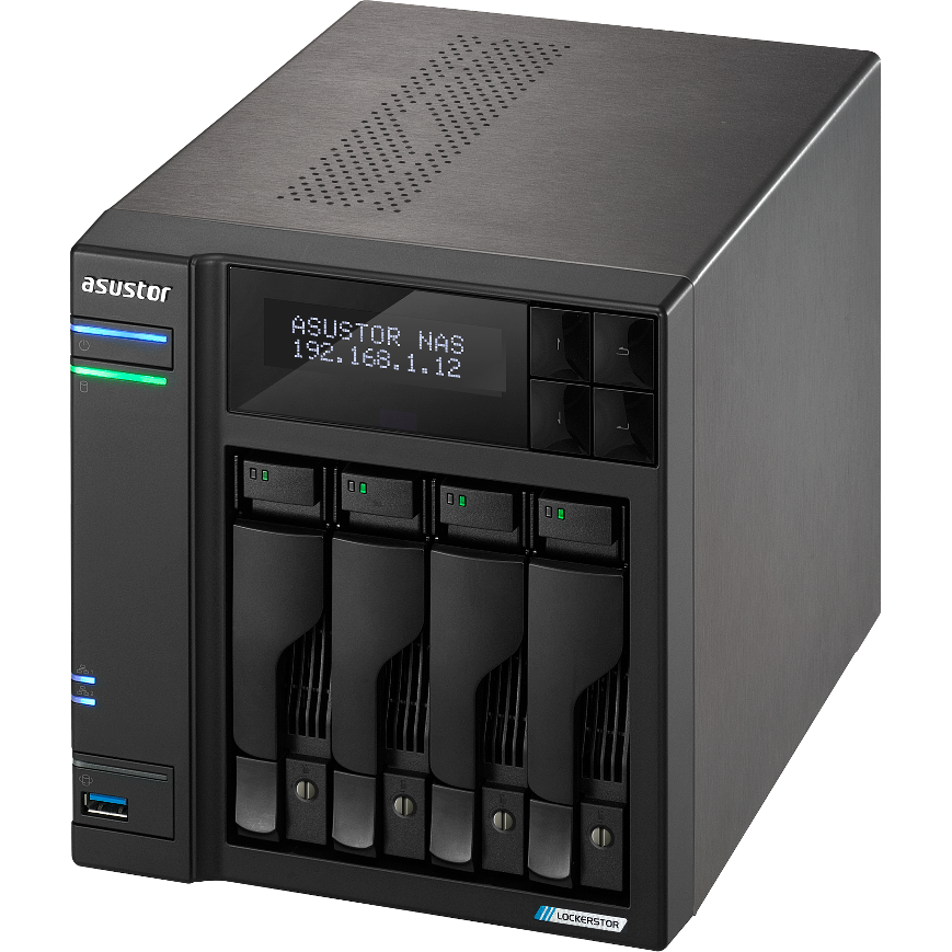 Netzwerkspeicher (NAS) ASUSTOR LOCKERSTOR 4 Gen2 (AS6704T) - Foto 2