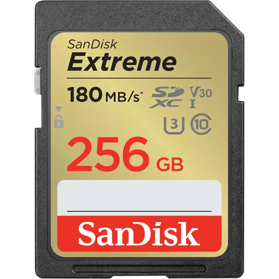 Speicherkarte 256GB SD SanDisk Extreme (SDSDXVV-256G-GNCIN)