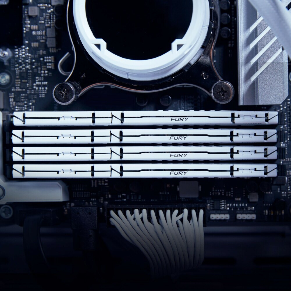 Arbeitsspeicher 16GB DDR5 5200MHz Kingston Fury Beast White (KF552C40BW-16) - Foto 3