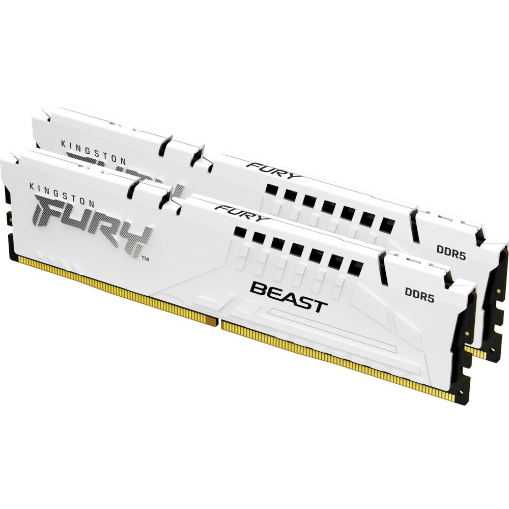 Arbeitsspeicher 64GB DDR5 5600MHz Kingston Fury Beast White (KF556C36BWEK2-64) (2x32GB KIT)