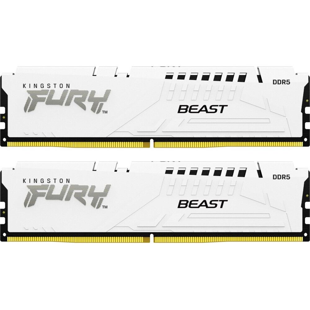 Arbeitsspeicher 64GB DDR5 5600MHz Kingston Fury Beast White (KF556C36BWEK2-64) (2x32GB KIT) - Foto 2