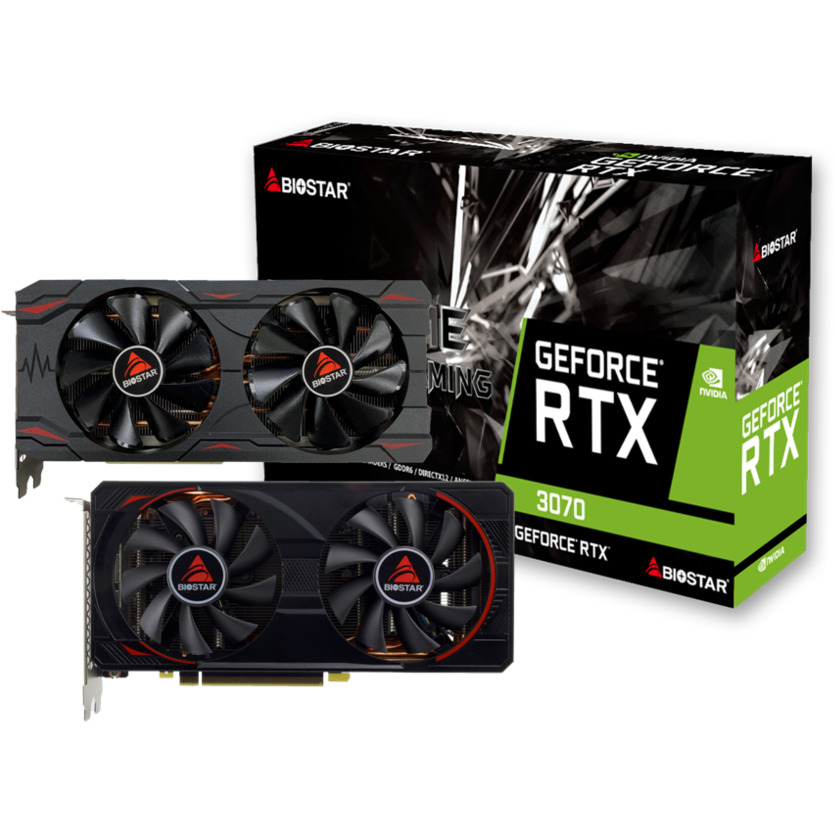 Grafikkarte NVIDIA GeForce RTX 3070 Biostar 8GB (VN3706RM82) - Foto 3