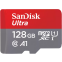 Speicherkarte 128GB MicroSD SanDisk Ultra + SD adapter (SDSQUAB-128G-GN6MA) - Foto 2