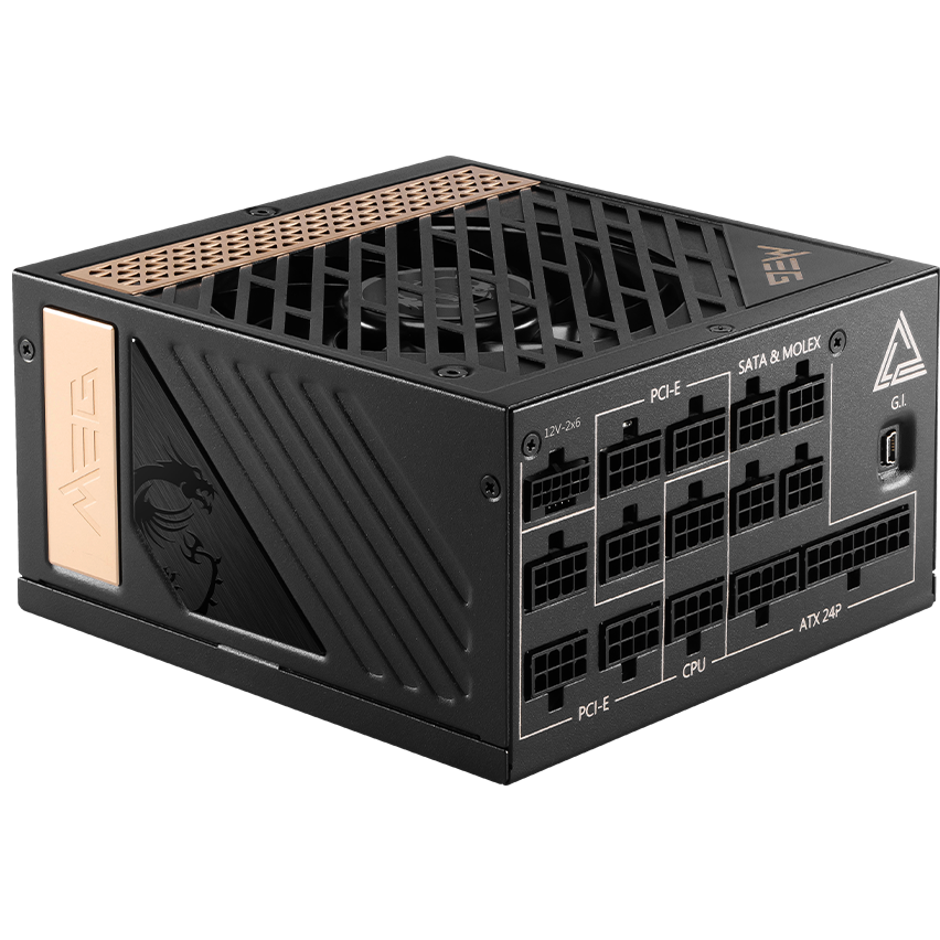 Netzteil 1300W MSI MEG Ai1300P PCIE5 - 306-7ZP4A11-CE0