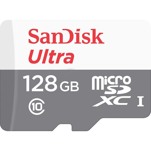 Speicherkarte 128GB MicroSD SanDisk Ultra (SDSQUNR-128G-GN3MN)