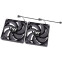 Gehäuselüfter Thermaltake CL-F147-PL12BL-A CT120 PC Cooling (2 Fan Pack)