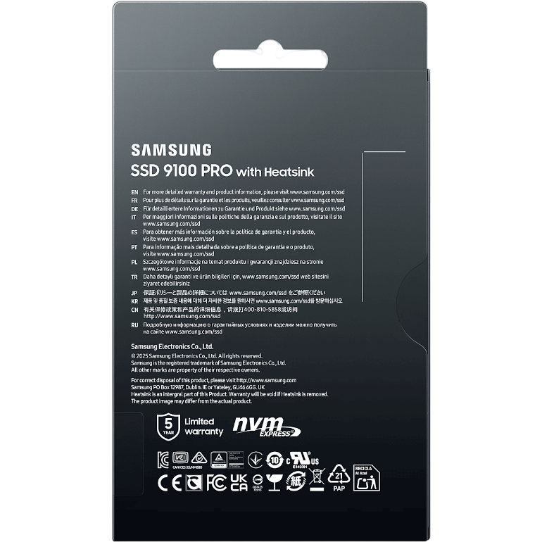 SSD Speicher 4TB Samsung 9100 PRO (MZ-VAP4T0CW) - Foto 9