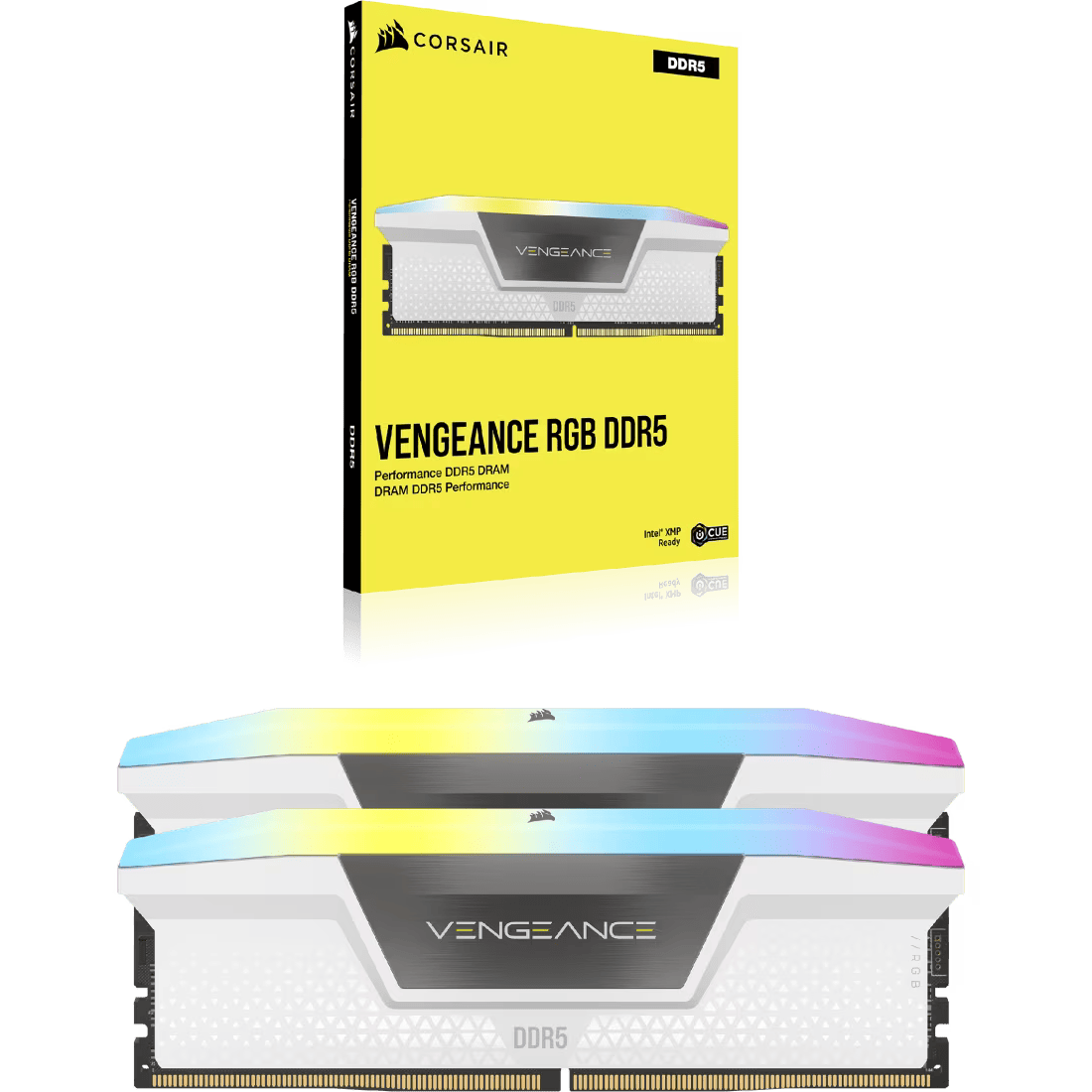 Arbeitsspeicher 32GB DDR5 6000MHz Corsair Vengeance RGB (CMH32GX5M2B6000Z30W) (2x16GB KIT) - Foto 4