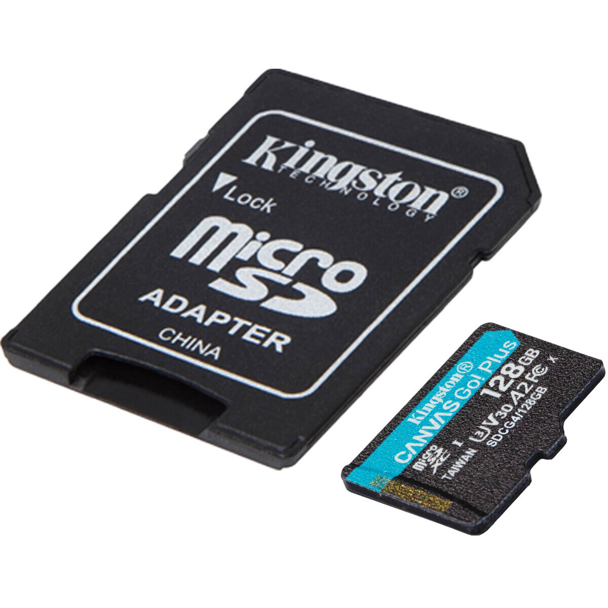 Speicherkarte 128GB MicroSD Kingston Canvas Go! Plus + SD adapter (SDCG4/128GB)