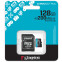 Speicherkarte 128GB MicroSD Kingston Canvas Go! Plus + SD adapter (SDCG4/128GB) - Foto 3