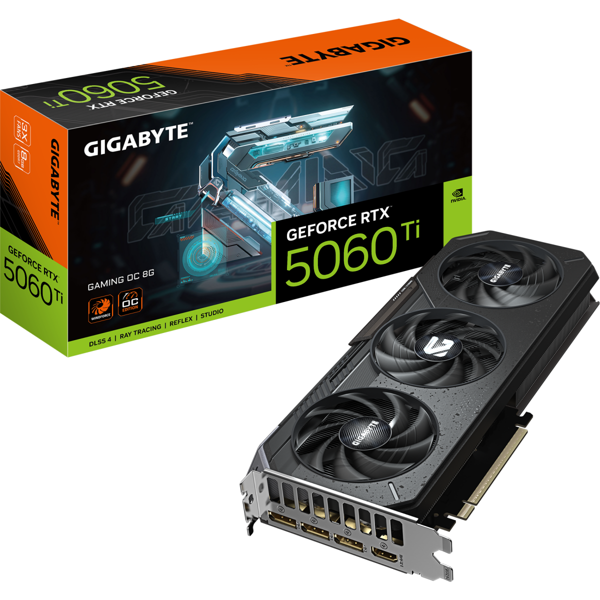 Grafikkarte NVIDIA GeForce RTX 5060 Ti Gigabyte GAMING OC 8GB (GV-N506TGAMING OC-8GD) - Foto 10