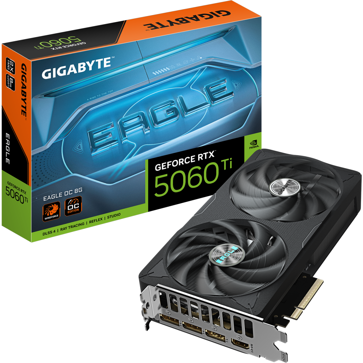 Grafikkarte NVIDIA GeForce RTX 5060 Ti Gigabyte EAGLE OC 8GB (GV-N506TEAGLE OC-8GD) - Foto 10