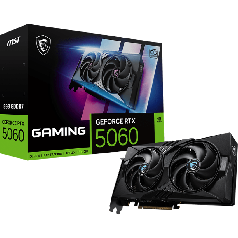 Grafikkarte NVIDIA GeForce RTX 5060 MSI OC 8GB (RTX 5060 8G GAMING OC) - Foto 6