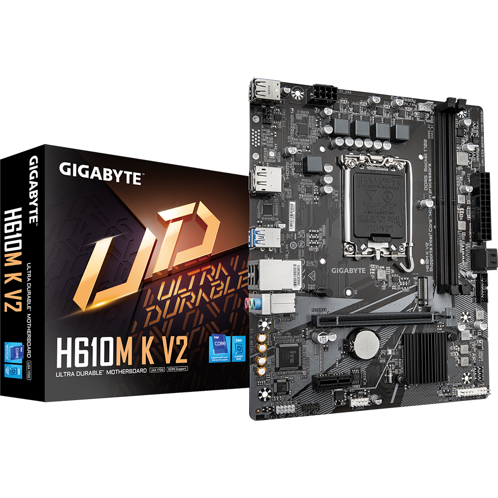 Motherboard Gigabyte H610M K V2 - Foto 4