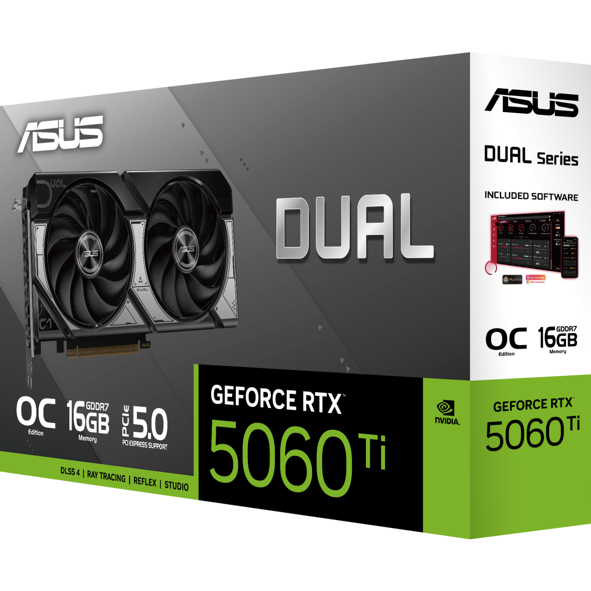 Grafikkarte NVIDIA GeForce RTX 5060 Ti ASUS OC 16GB (DUAL-RTX5060TI-O16G) - Foto 7