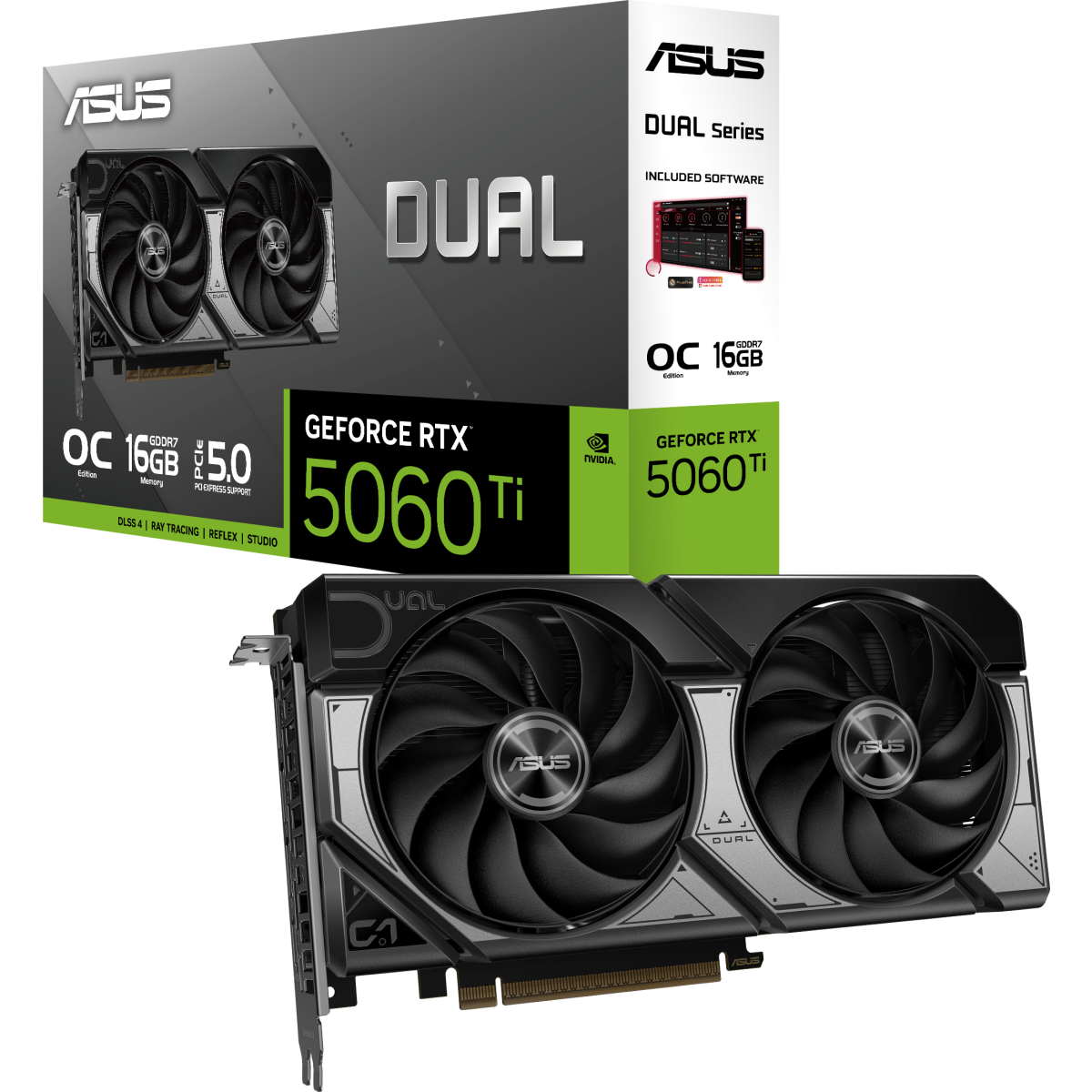 Grafikkarte NVIDIA GeForce RTX 5060 Ti ASUS OC 16GB (DUAL-RTX5060TI-O16G) - Foto 8