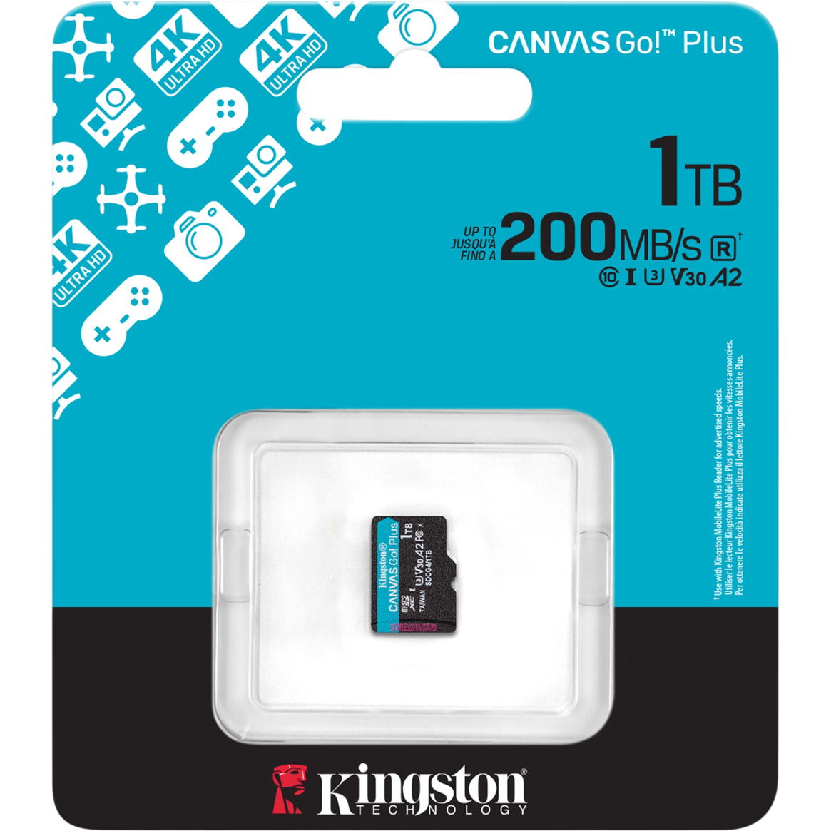 Speicherkarte 1TB MicroSD Kingston Canvas Go! Plus (SDCG4/1TBSP) - Foto 3