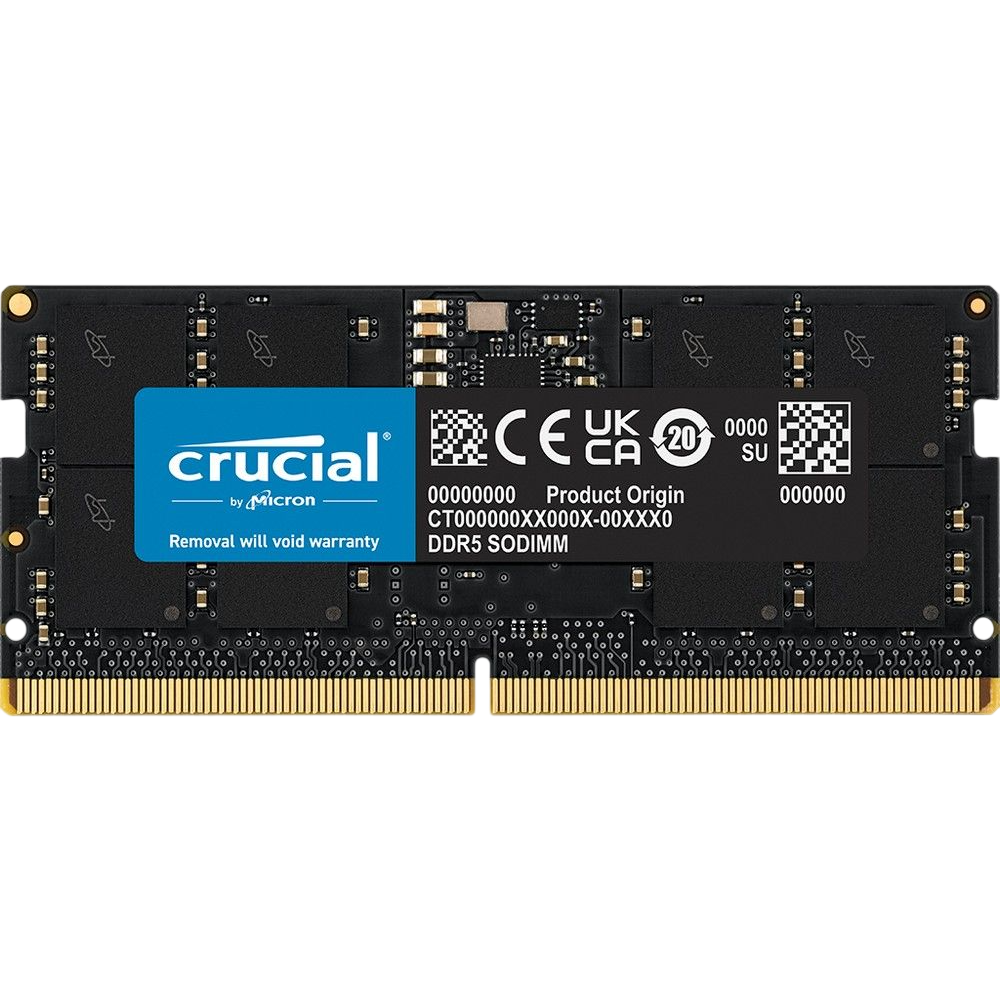 Arbeitsspeicher 16GB DDR5 5600MHz Crucial SO-DIMM (CT16G56C46S5T) OEM