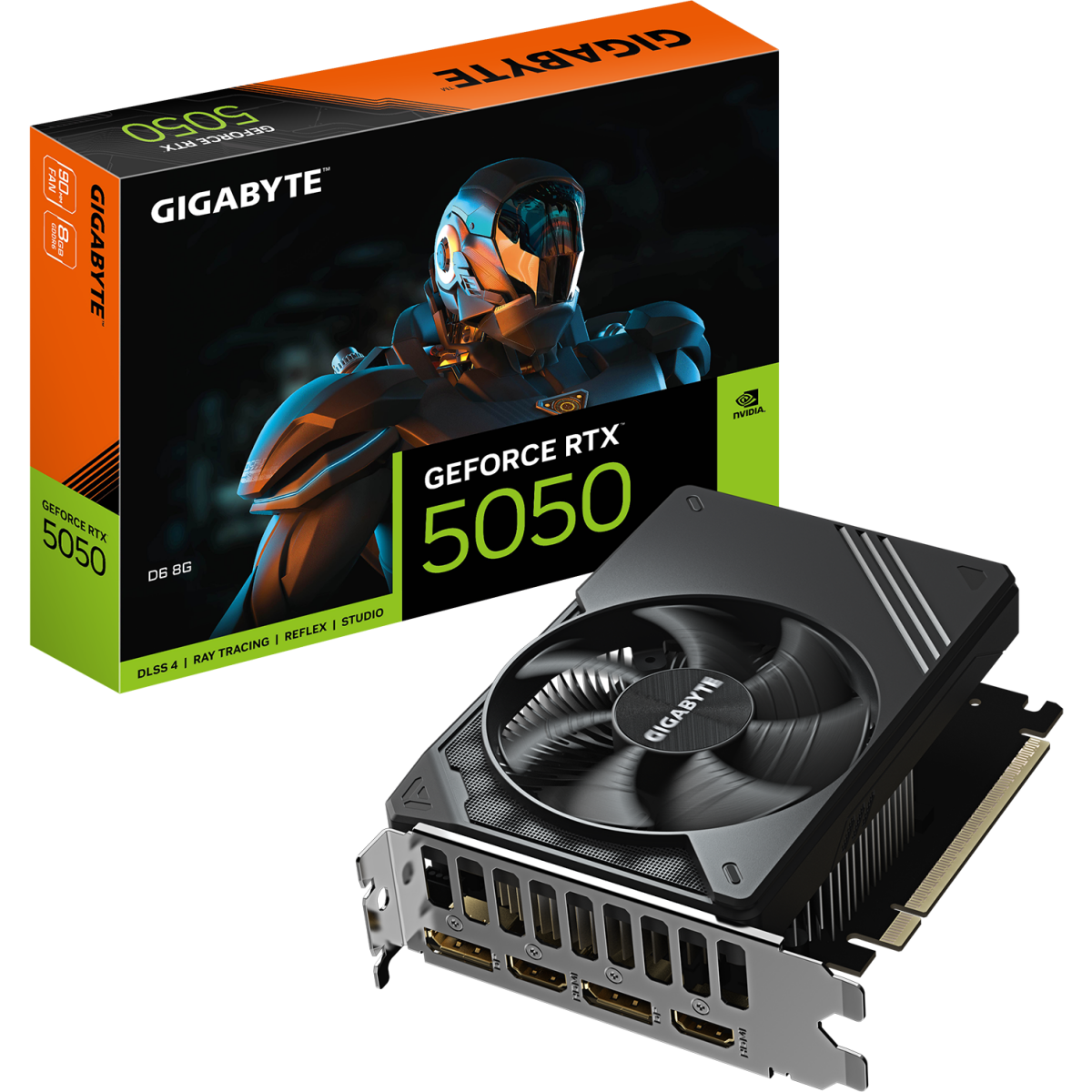 Grafikkarte NVIDIA GeForce RTX 5050 Gigabyte D6 8GB (GV-N5050D6-8GD) - Foto 8