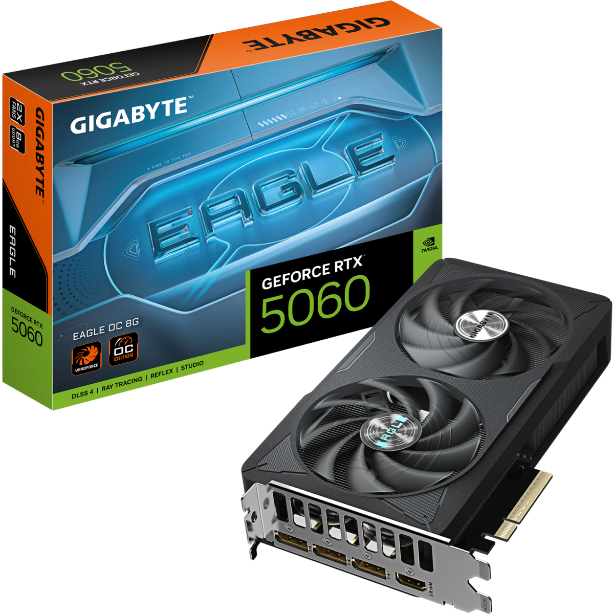 Grafikkarte NVIDIA GeForce RTX 5060 Gigabyte EAGLE OC 8GB (GV-N5060EAGLE OC-8GD) - Foto 10